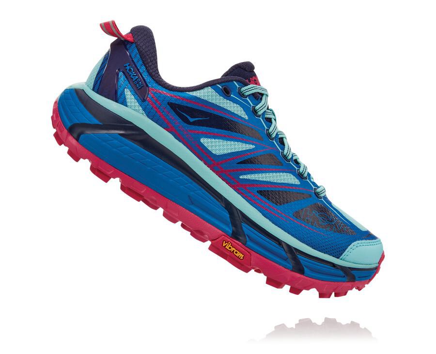 Hoka One One Trail Schoenen Dames - Mafate Speed 2 - Donkerblauw - AQ5801273